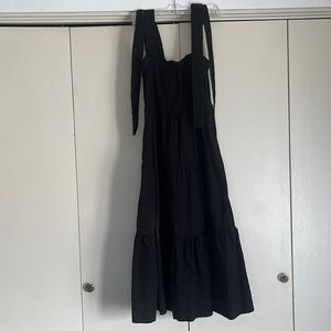 Midi tie dress